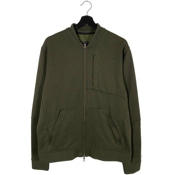 M3BHUS - Lululemon City Sweat Bomber *Thermo Dark Olive mens size large - Picture 1 of 4